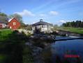 Plåtarbete på lusthus i Röke